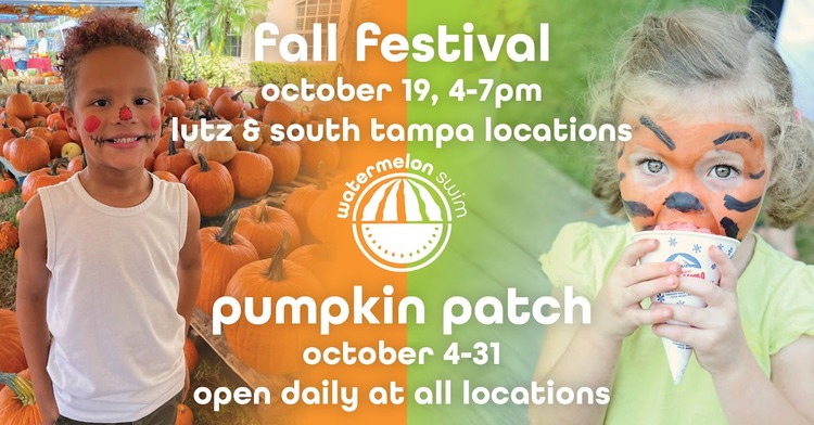 Annual pumpkin patch and fall festival at Watermelon Swim