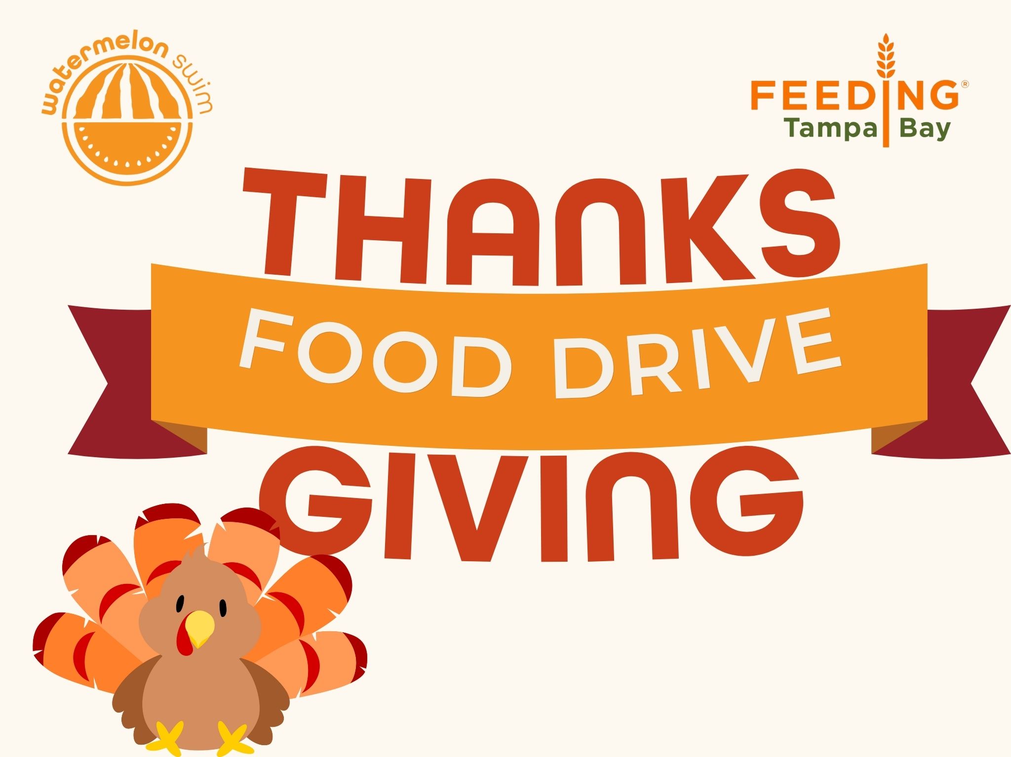 Thanksgiving food drive flyer